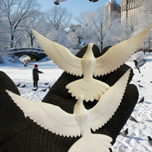 Vadgalambok galamb pár, Karácsony, Karácsonyi lakásdekoráció, Karácsonyfadíszek, , MESKA