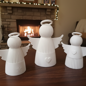 Ünnepi angyalok szett, Karácsony, Karácsonyi lakásdekoráció, Karácsonyi lakásdíszek, Mindenmás, MESKA