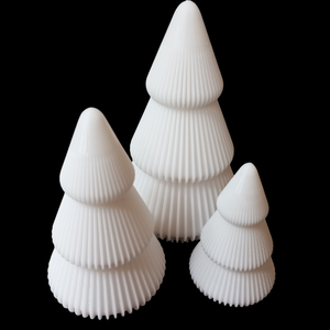 Modern fenyőfa dísz szett  - karácsony - karácsonyi lakásdekoráció - karácsonyi lakásdíszek - Meska.hu