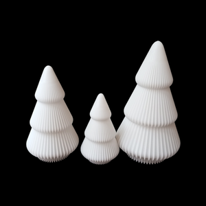 Modern fenyőfa dísz szett  - karácsony - karácsonyi lakásdekoráció - karácsonyi lakásdíszek - Meska.hu