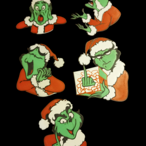 Grinch Grincs karácsonyfa dísz szett , Karácsony, Karácsonyi lakásdekoráció, Karácsonyfadíszek, Mindenmás, MESKA