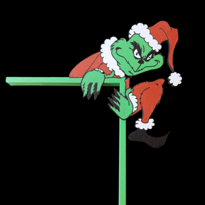 Grinch Grincs sarokdísz , Karácsony, Karácsonyi lakásdekoráció, Karácsonyi ajtódíszek, Mindenmás, MESKA