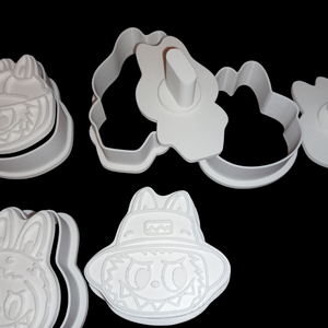 Labubu sütikiszúró és pecsét szett  - otthon & életmód - konyhafelszerelés, tálalás - sütés, főzés - sütikiszúró - Meska.hu