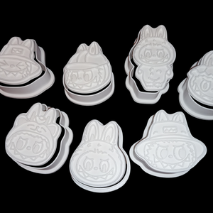 Labubu sütikiszúró és pecsét szett  - otthon & életmód - konyhafelszerelés, tálalás - sütés, főzés - sütikiszúró - Meska.hu