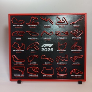 Formula1 Forma-1 versenynaptár 2026 - Meska.hu