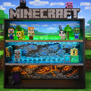 Minecraft Kinder Joy figuratartó � 3 szintes, LED világítással, Baba - mama, Babaszobabútor, Játéktároló, Mindenmás, MESKA