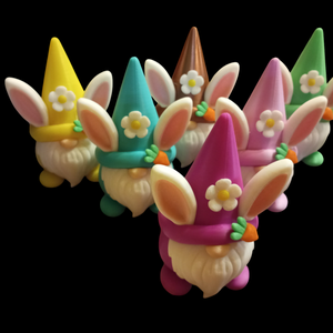 Húsvéti nyuszifüles manó - ünnepi díszek, dekorációk - húsvéti díszek és dekorációk - húsvéti asztaldíszek - Meska.hu