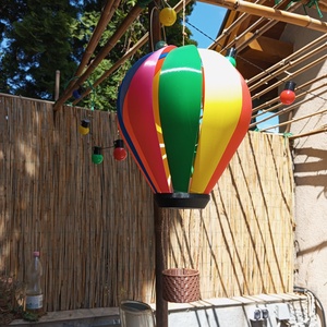 Hőlégballon szélforgó  - otthon & életmód - ház & kert - kerti dísz - Meska.hu