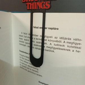 Stranger things könyvjelző  - könyv & zene - könyvjelző - Meska.hu