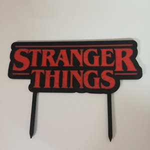 Egyedi Stranger Things tortabeszúró dísz  - Meska.hu
