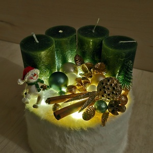 Adventi box - karácsony - karácsonyi lakásdekoráció - karácsonyi ajtódíszek - Meska.hu