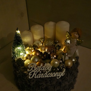 Adventi box - karácsony - karácsonyi lakásdekoráció - karácsonyi ajtódíszek - Meska.hu