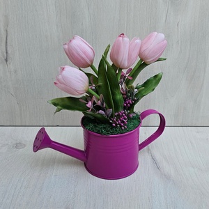 4 szálas tulipán kannában - Meska.hu