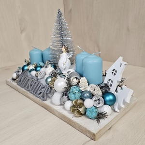 Adventi fatálcás dekor - karácsony - karácsonyi lakásdekoráció - karácsonyi ajtódíszek - Meska.hu