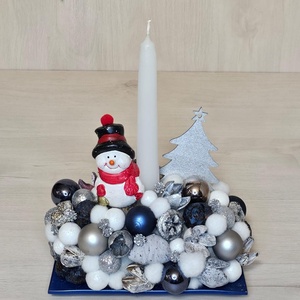 Gyerytás adventi dekor, Karácsony, Karácsonyi lakásdekoráció, Karácsonyi ajtódíszek, Virágkötés, MESKA