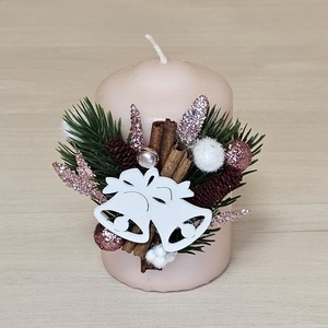 Gyerytás adventi dekor, Karácsony, Karácsonyi lakásdekoráció, Karácsonyi ajtódíszek, Virágkötés, MESKA