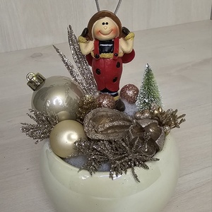 Adventi dekor, Karácsony, Karácsonyi lakásdekoráció, Karácsonyi ajtódíszek, Virágkötés, MESKA