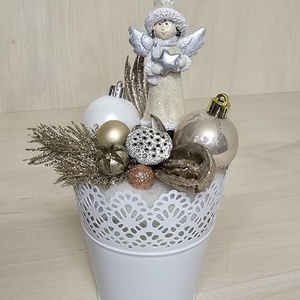 Adventi dekor, Karácsony, Karácsonyi lakásdekoráció, Karácsonyi ajtódíszek, Virágkötés, MESKA