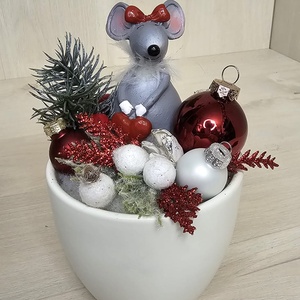 Adventi dekor, Karácsony, Karácsonyi lakásdekoráció, Karácsonyi ajtódíszek, Virágkötés, MESKA
