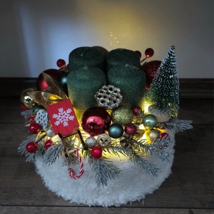 Adventi box - karácsony - karácsonyi lakásdekoráció - karácsonyi ajtódíszek - Meska.hu