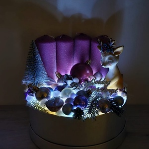 Adventi box - karácsony - karácsonyi lakásdekoráció - karácsonyi ajtódíszek - Meska.hu