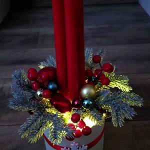 Adventi box - karácsony - karácsonyi lakásdekoráció - karácsonyi ajtódíszek - Meska.hu