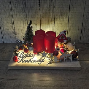 Adventi dekoráció - karácsony - karácsonyi lakásdekoráció - karácsonyi ajtódíszek - Meska.hu