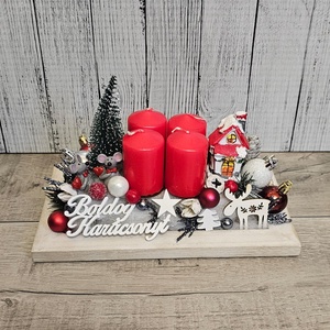 Adventi dekoráció - karácsony - karácsonyi lakásdekoráció - karácsonyi ajtódíszek - Meska.hu