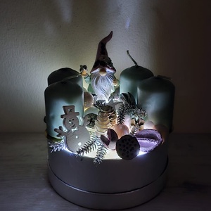 Adventi dekoráció - karácsony - karácsonyi lakásdekoráció - karácsonyi ajtódíszek - Meska.hu