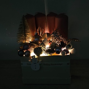 Adventi dekoráció - karácsony - karácsonyi lakásdekoráció - karácsonyi ajtódíszek - Meska.hu