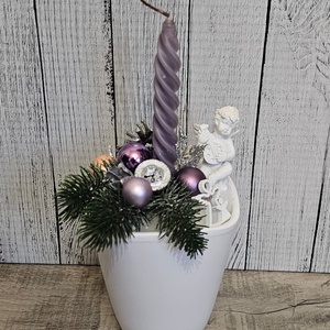 Adventi dekoráció, Karácsony, Karácsonyi lakásdekoráció, Karácsonyi ajtódíszek, Virágkötés, MESKA