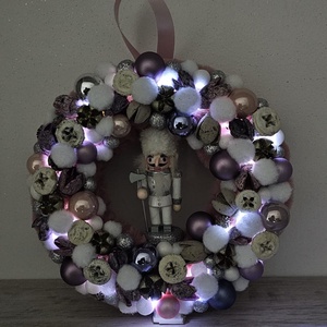 Ajtódísz - karácsony - karácsonyi lakásdekoráció - karácsonyi ajtódíszek - Meska.hu