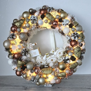 Ajtódísz - karácsony - karácsonyi lakásdekoráció - karácsonyi ajtódíszek - Meska.hu