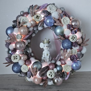 Ajtódísz - karácsony - karácsonyi lakásdekoráció - karácsonyi ajtódíszek - Meska.hu