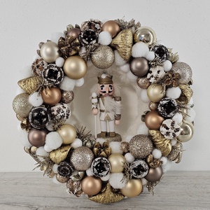 Ajtódísz - karácsony - karácsonyi lakásdekoráció - karácsonyi ajtódíszek - Meska.hu