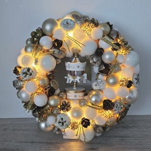 Ajtódísz - karácsony - karácsonyi lakásdekoráció - karácsonyi ajtódíszek - Meska.hu