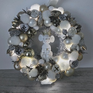 Ajtódísz - karácsony - karácsonyi lakásdekoráció - karácsonyi ajtódíszek - Meska.hu