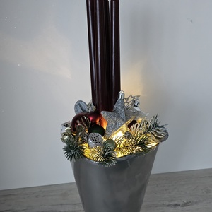 Adventi dekoráció, Karácsony, Karácsonyi lakásdekoráció, Karácsonyi ajtódíszek, Virágkötés, MESKA