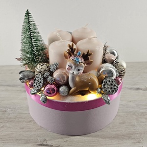 Adventi dekoráció, Karácsony, Karácsonyi lakásdekoráció, Karácsonyi ajtódíszek, Virágkötés, MESKA