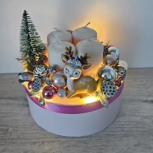 Adventi dekoráció - karácsony - karácsonyi lakásdekoráció - karácsonyi ajtódíszek - Meska.hu