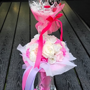 Ballagási csokor (világít) - otthon & életmód - virágdekoráció - virágok - virágcsokor - Meska.hu