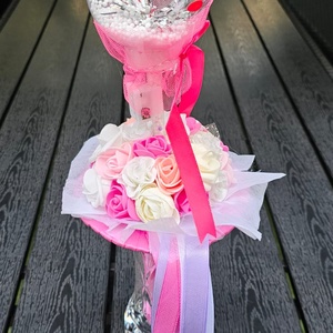 Ballagási csokor (világít) - otthon & életmód - virágdekoráció - virágok - virágcsokor - Meska.hu