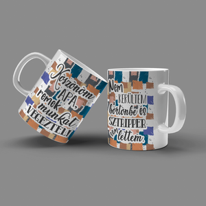 Apa remek munkát végeztél kerámia bögre, Otthon & Életmód, Konyhafelszerelés, tálalás, Tálalás, Bögre & Csésze, Decoupage, transzfer és szalvétatechnika, MESKA