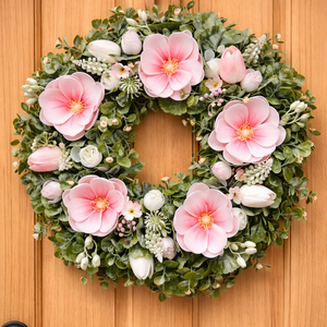 Nagy méretű magnólia koszorú - otthon & életmód - dekoráció - ajtó- és ablak dekoráció - ajtódísz & kopogtató - Meska.hu