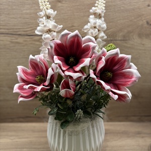 Magnólia, szarkaláb kerámia kaspóban - Meska.hu