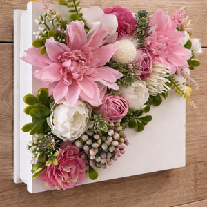 Virágos ajándékdoboz - Meska.hu