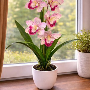 Élethű orchidea, Otthon & Életmód, Virágdekoráció, Virágdíszek, Asztali virágdísz, Mindenmás, MESKA