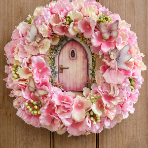 Tündéres koszorú, Otthon & Életmód, Dekoráció, Ajtó- és ablak dekoráció, Ajtódísz & Kopogtató, , MESKA