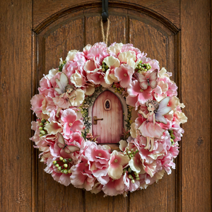 Tündéres koszorú - otthon & életmód - dekoráció - ajtó- és ablak dekoráció - ajtódísz & kopogtató - Meska.hu