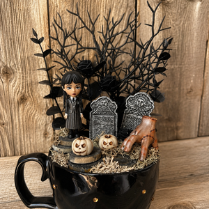 Wednesday és Izé halloween dekoráció - Meska.hu